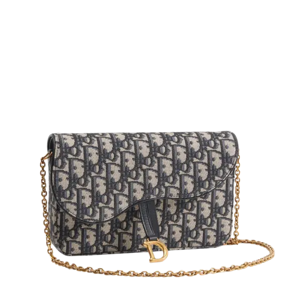 Medium Saddle Pouch with Chain-S5907CTZQ_M928