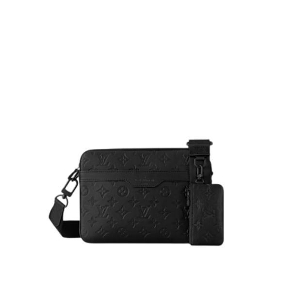 Louis Vuitton Trio Messenger Monogram Shadow Leather M46602