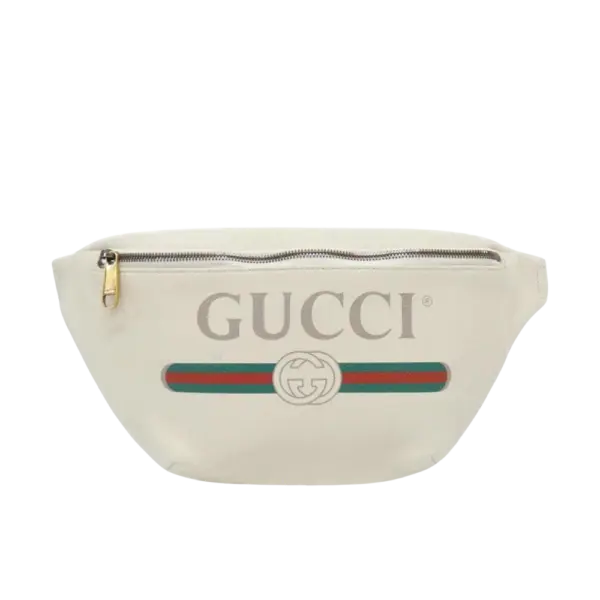Gucci 493869 0GCCT Waist Bag White