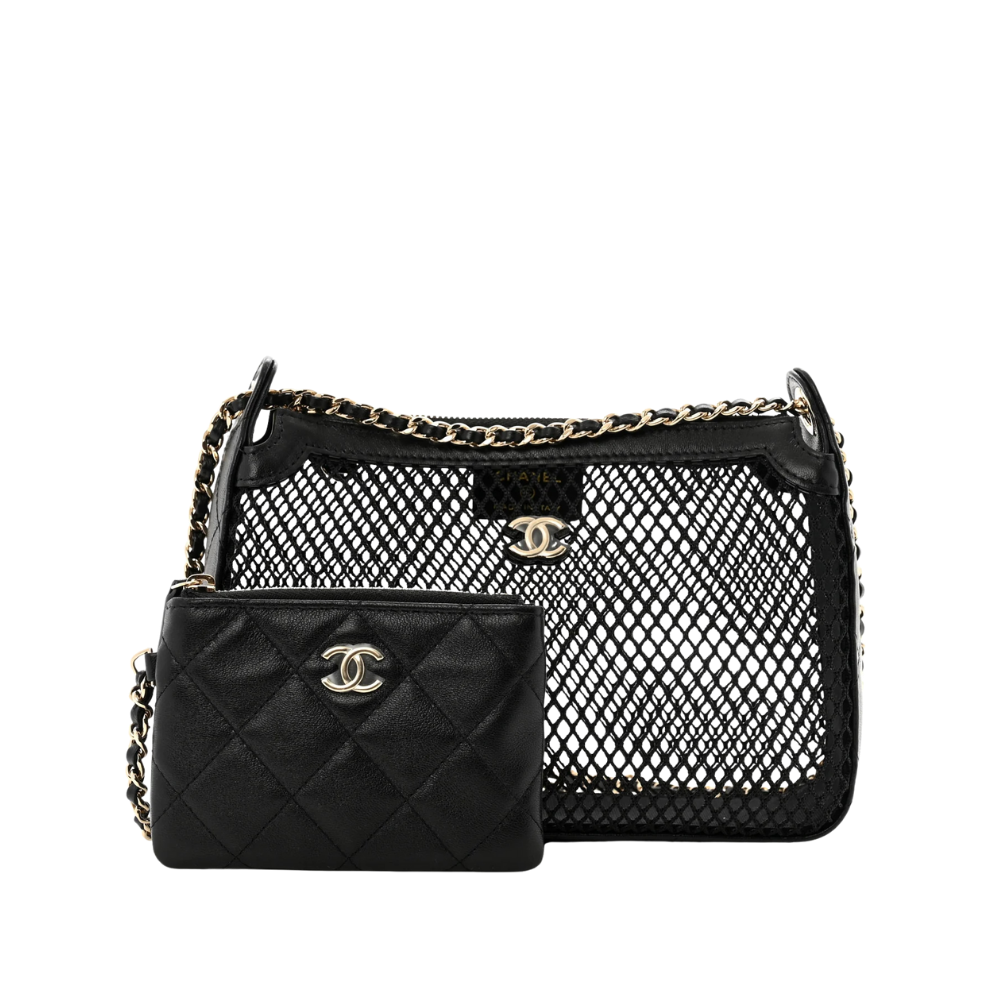 Chanel Clutch With Chain Black 1231