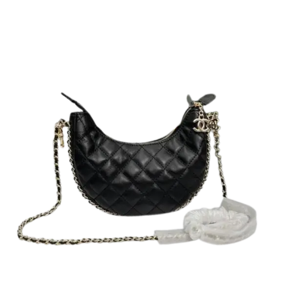 Chanel Small Hobo Bag Black