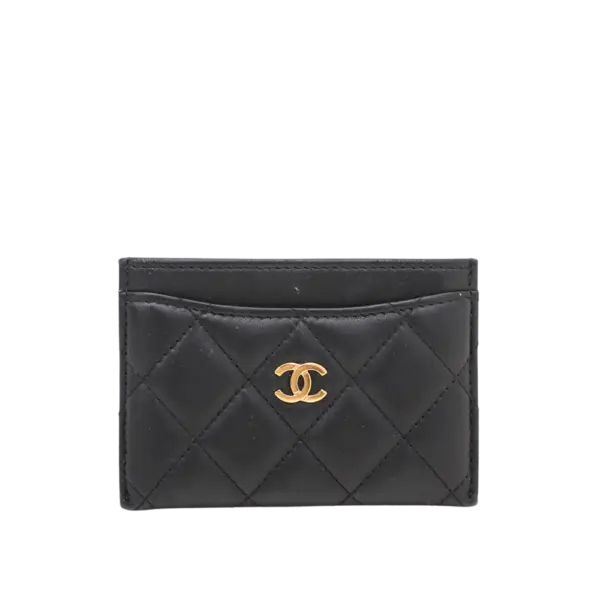 Chanel Black Classic Card Holder