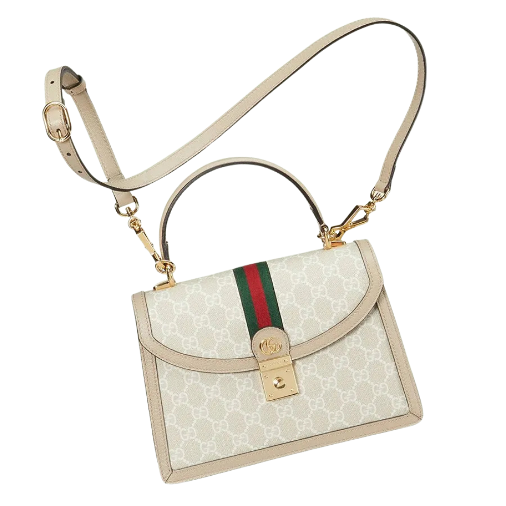 Gucci Ophidia Small Top Handle Bag with Web - 651055 UULAG 9682 - Image 4