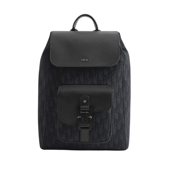Saddle Backpack with Flap-1ADBA200YKS_H03E