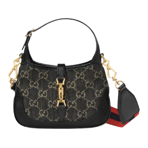 Gucci Jackie 1961 Mini Shoulder Bag in Black Leather - 685127 UN3AG 1294