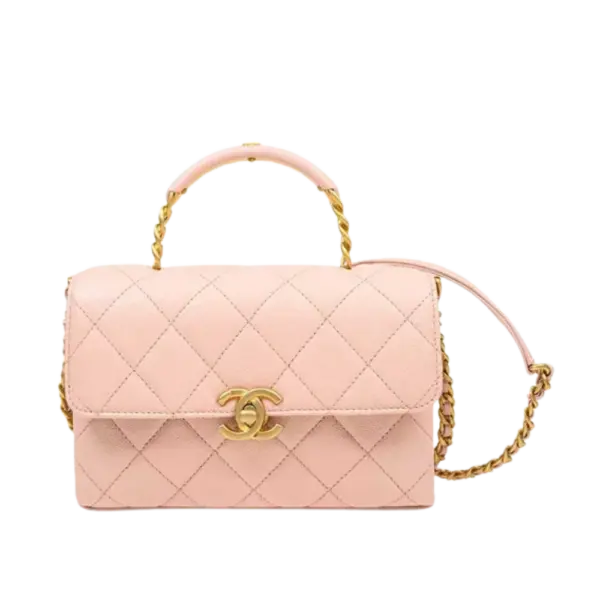 Chanel Mini Flap Crossbody Bag with Top Handle – Style No. AS4008 B10890 94305