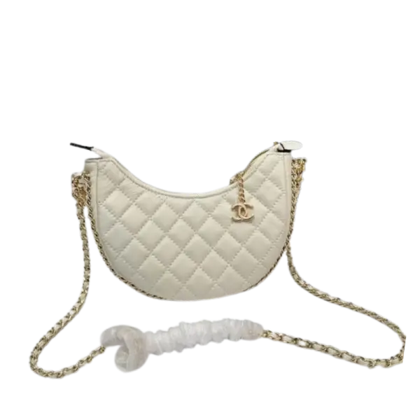 Chanel Hobo Bag White (Large Size)