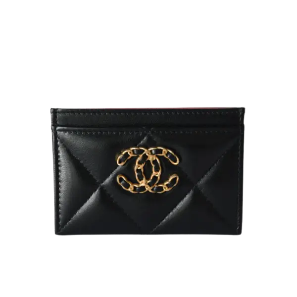 Chanel CC Card Holder Black