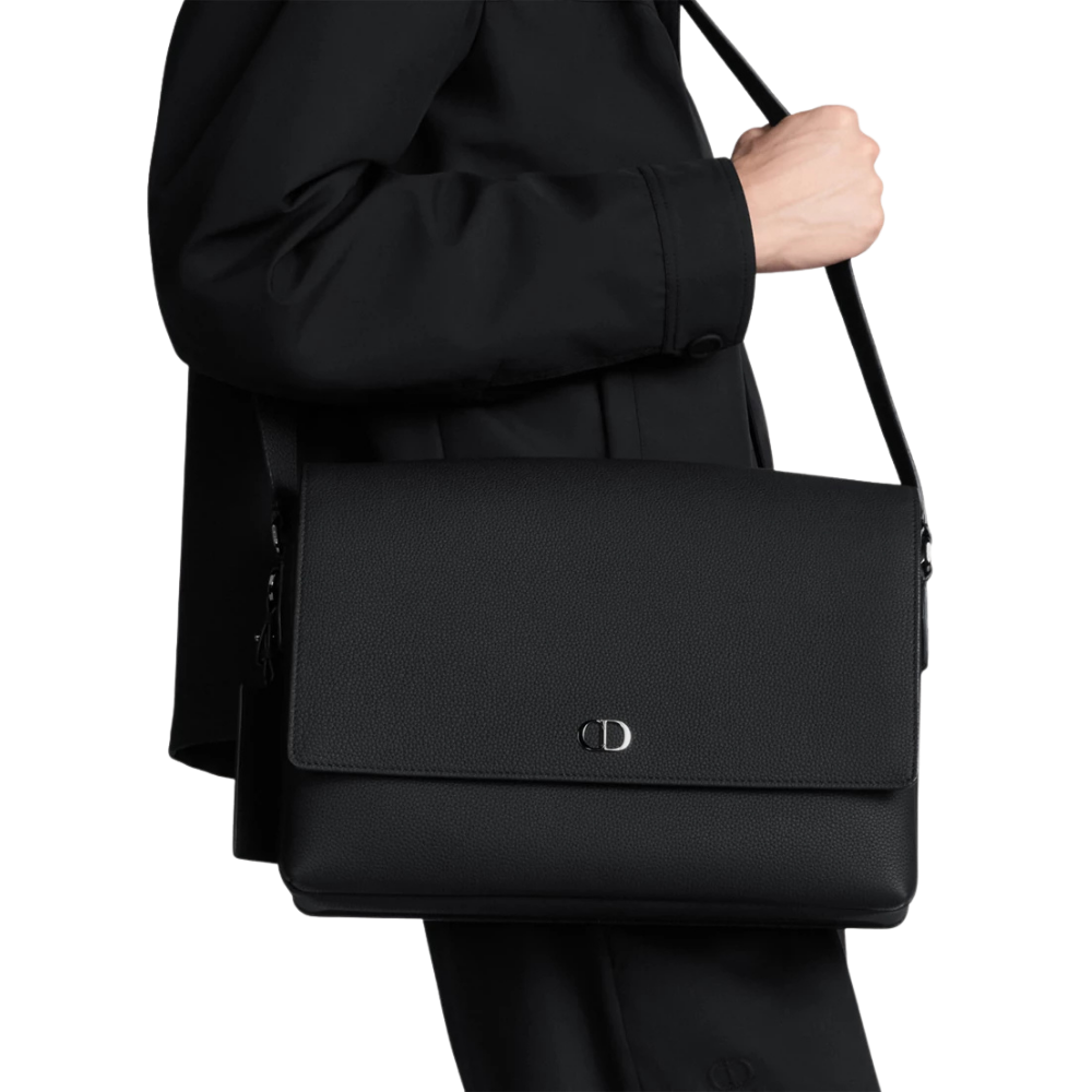 CD Icon Messenger Bag with Flap-1ICPO402ICO_H00N - Image 5