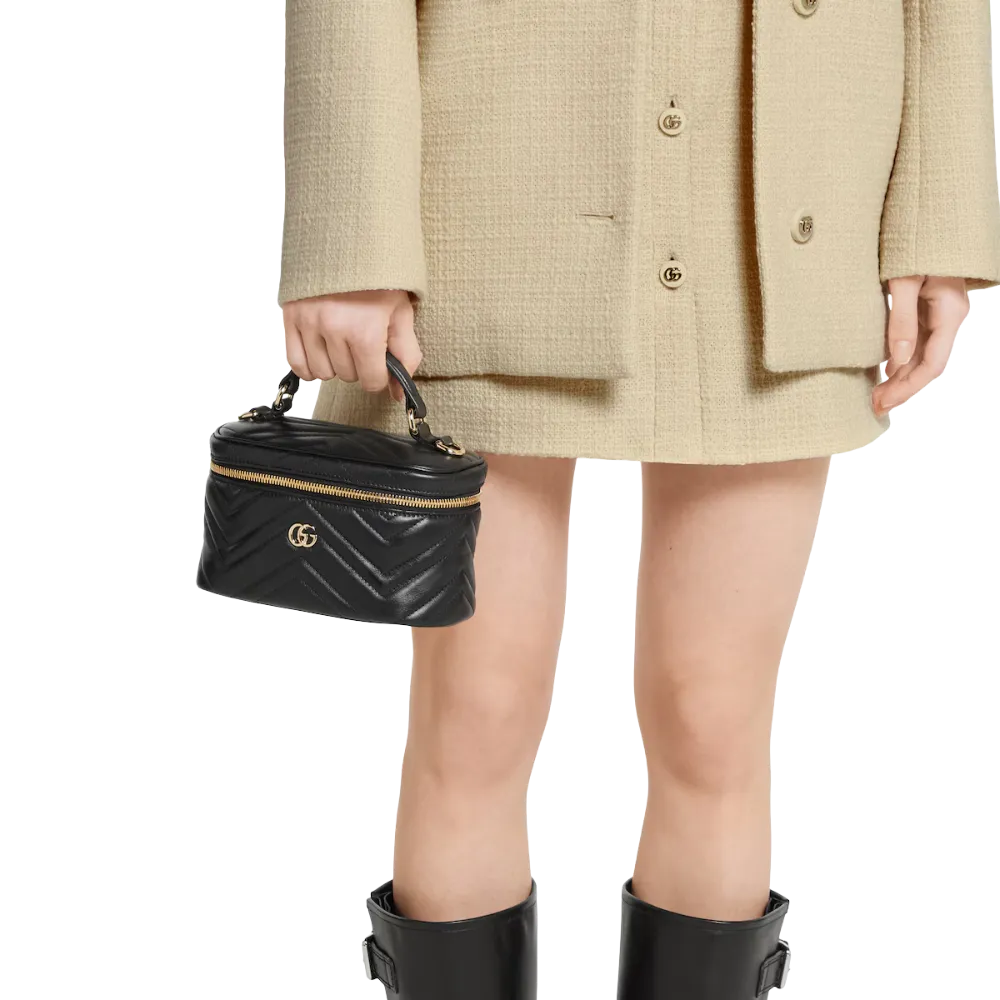 Gucci GG Marmont Mini Vanity Bag Ref. 837454 AAET8 1000 - Image 3