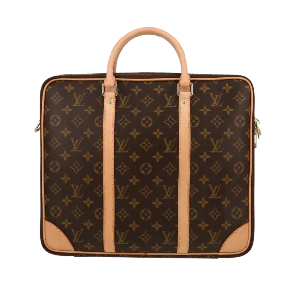 Louis Vuitton Porte Documents Voyage Briefcase Business Bag M53361 Monogram