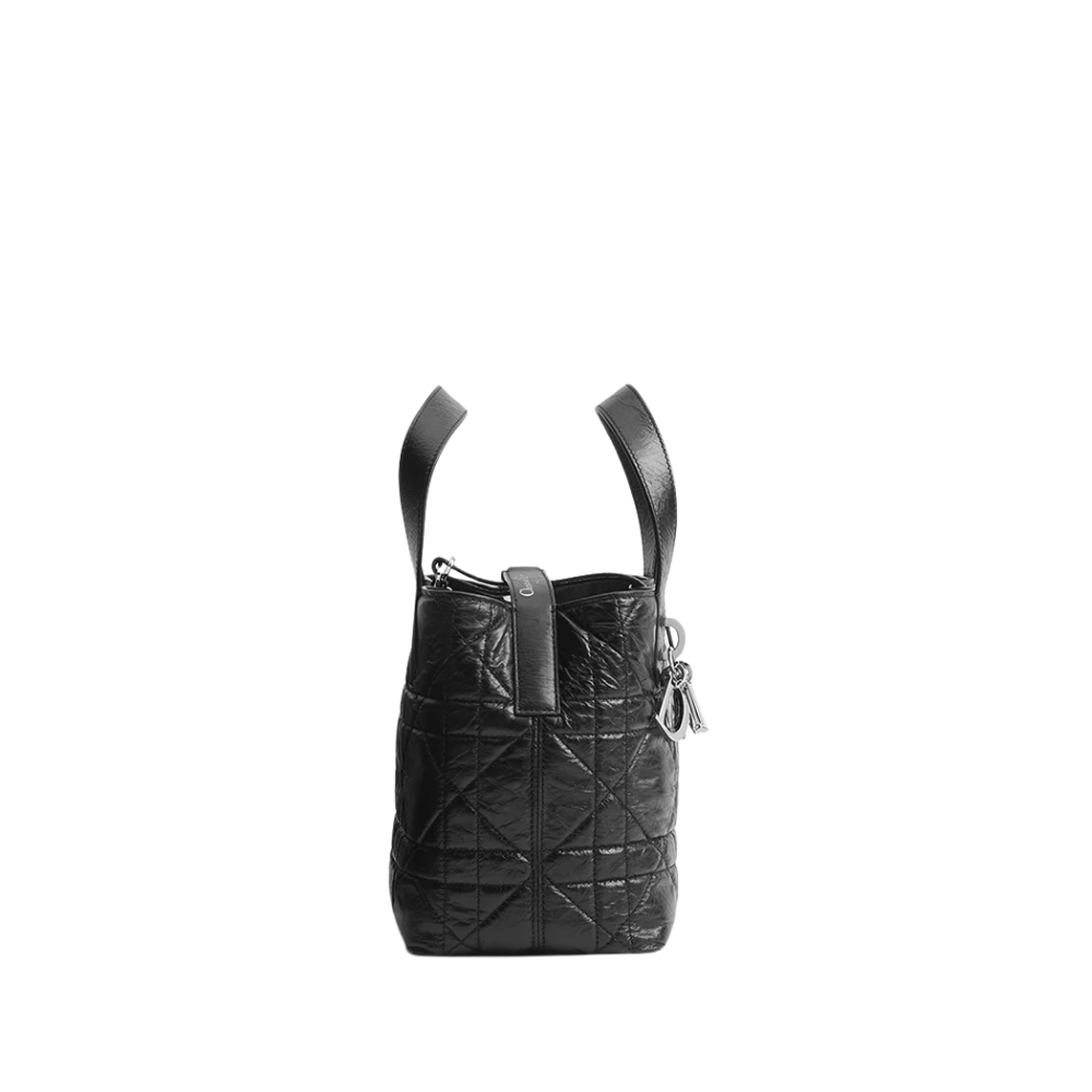 Small Dior Toujours Vertical Tote Bag-M2835PNUC_M900 - Image 3