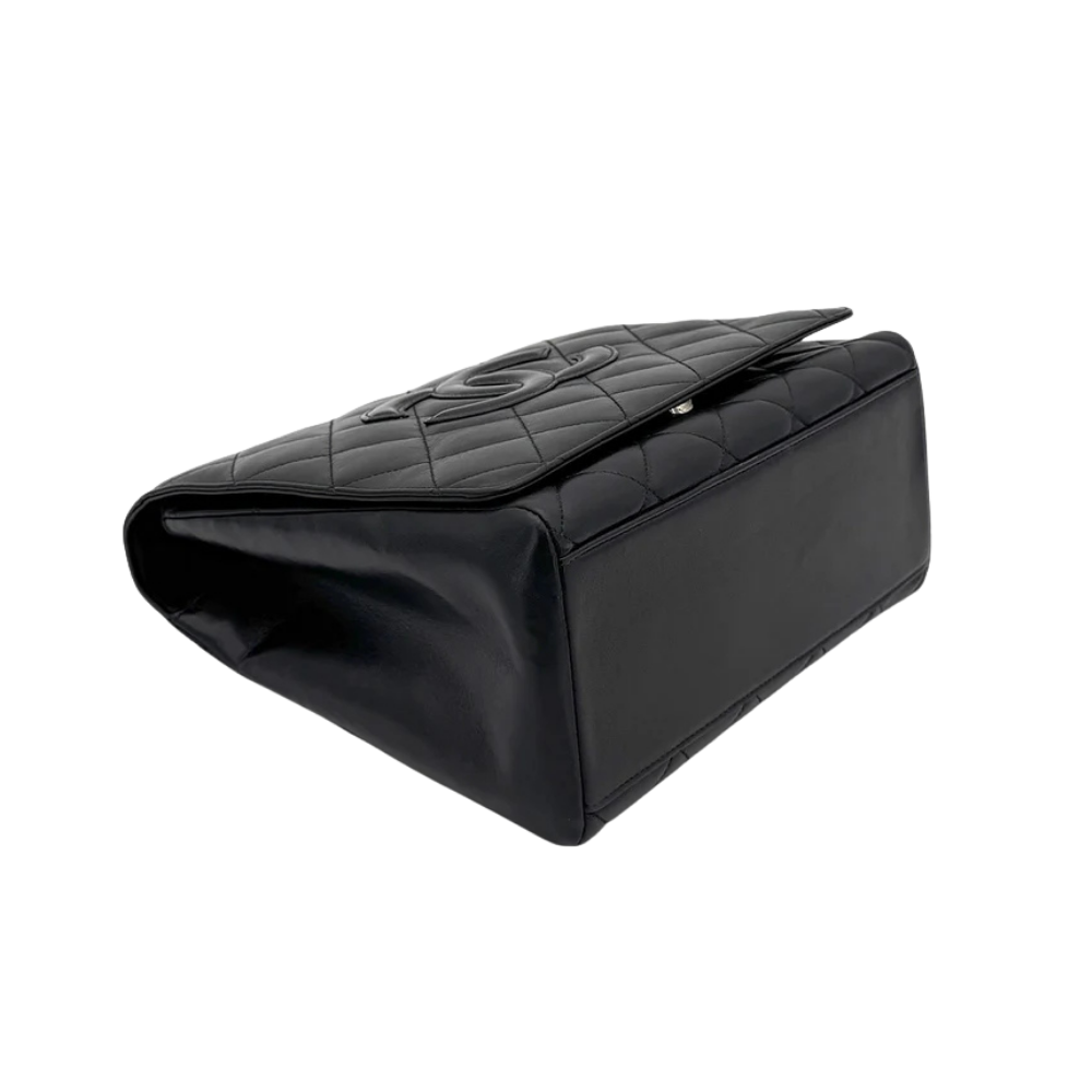 Chanel Vintage Matelasse Chain Hand Bag Black - 90273004 - Image 2