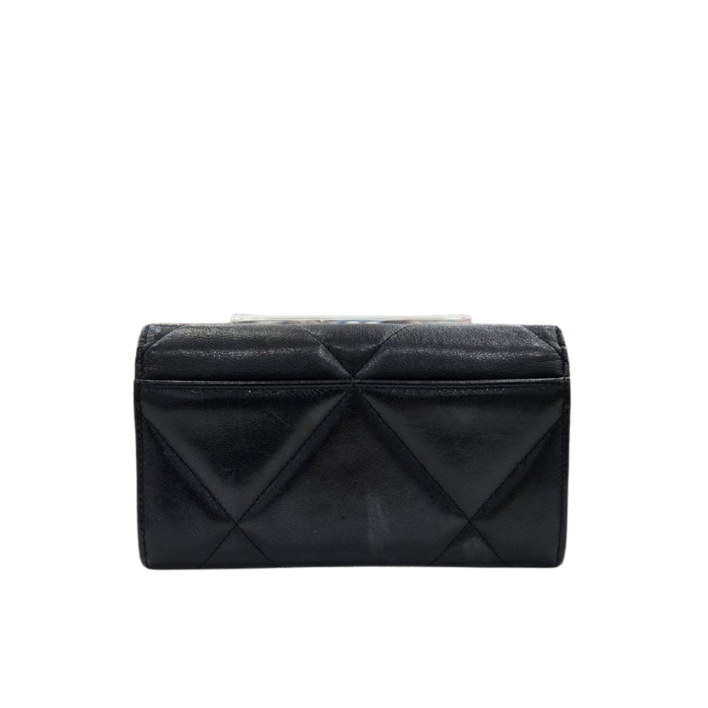 Chanel Classic Bi-Fold Long Wallet - Black (Style A50096) - Image 2