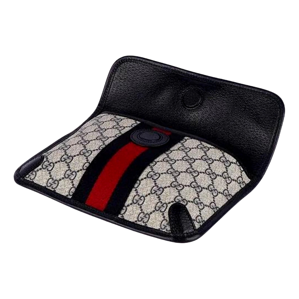 Gucci Ophidia GG Supreme Canvas Small Belt Bag with Web Stripe – Black Leather Trim Ref. 752597 - Image 3