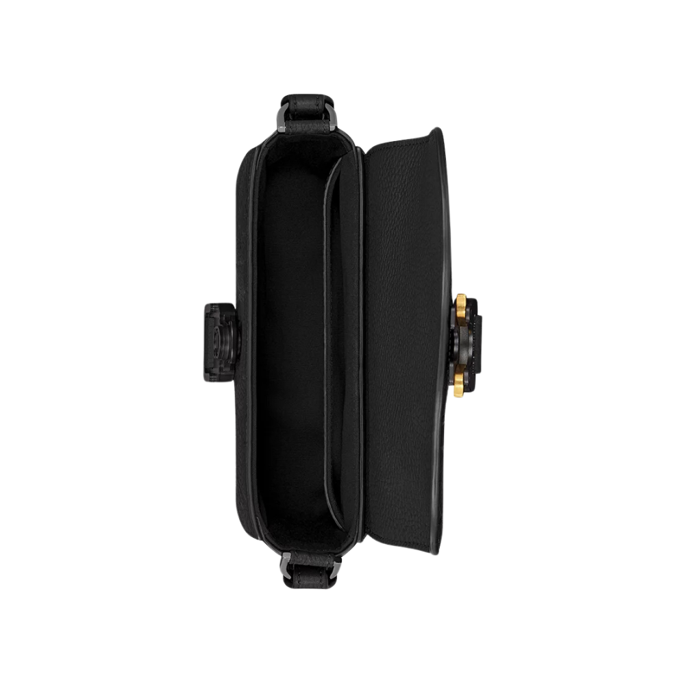 Mini Saddle Messenger Bag with Flap-2ADCA435LLG_H00N - Image 2