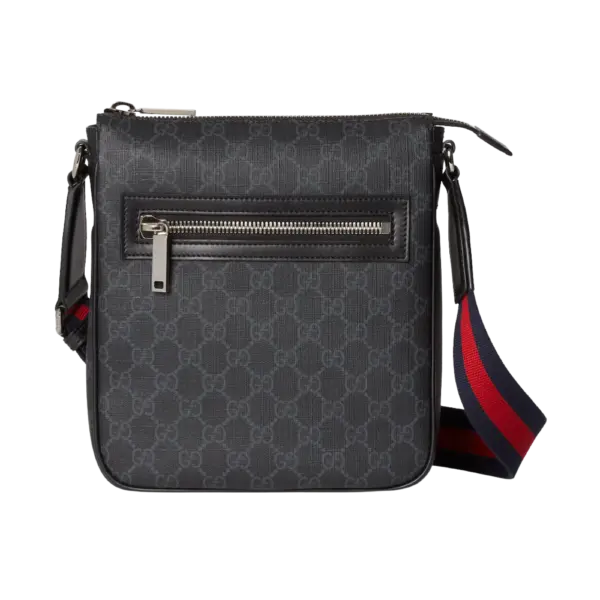 Gucci GG Black Small Messenger Bag Style 792082 FADJA 1042