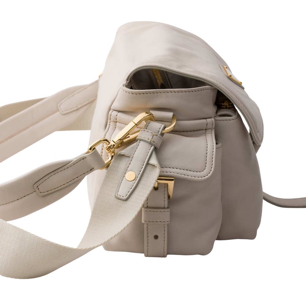 Prada Explore Medium Shoulder Bag with Flap - 1BD394_2DX8_F0K74_V_NOO - Image 2