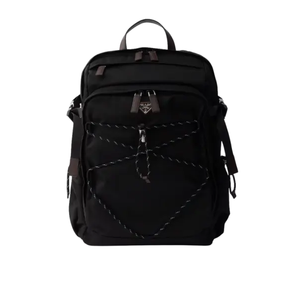Prada Speedrock Re-Nylon and Leather Backpack - 2VZ122_2DMG_F0002_V_OOO