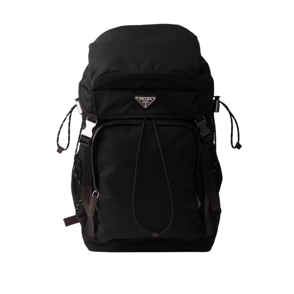 Prada Speedrock Re-Nylon and Leather Backpack - 2VZ123_2DMG_F0002_V_OOO