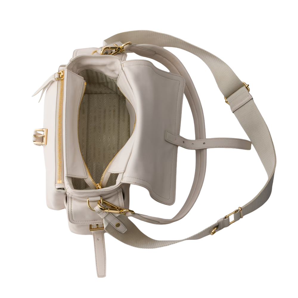 Prada Explore Medium Shoulder Bag with Flap - 1BD394_2DX8_F0K74_V_NOO - Image 5