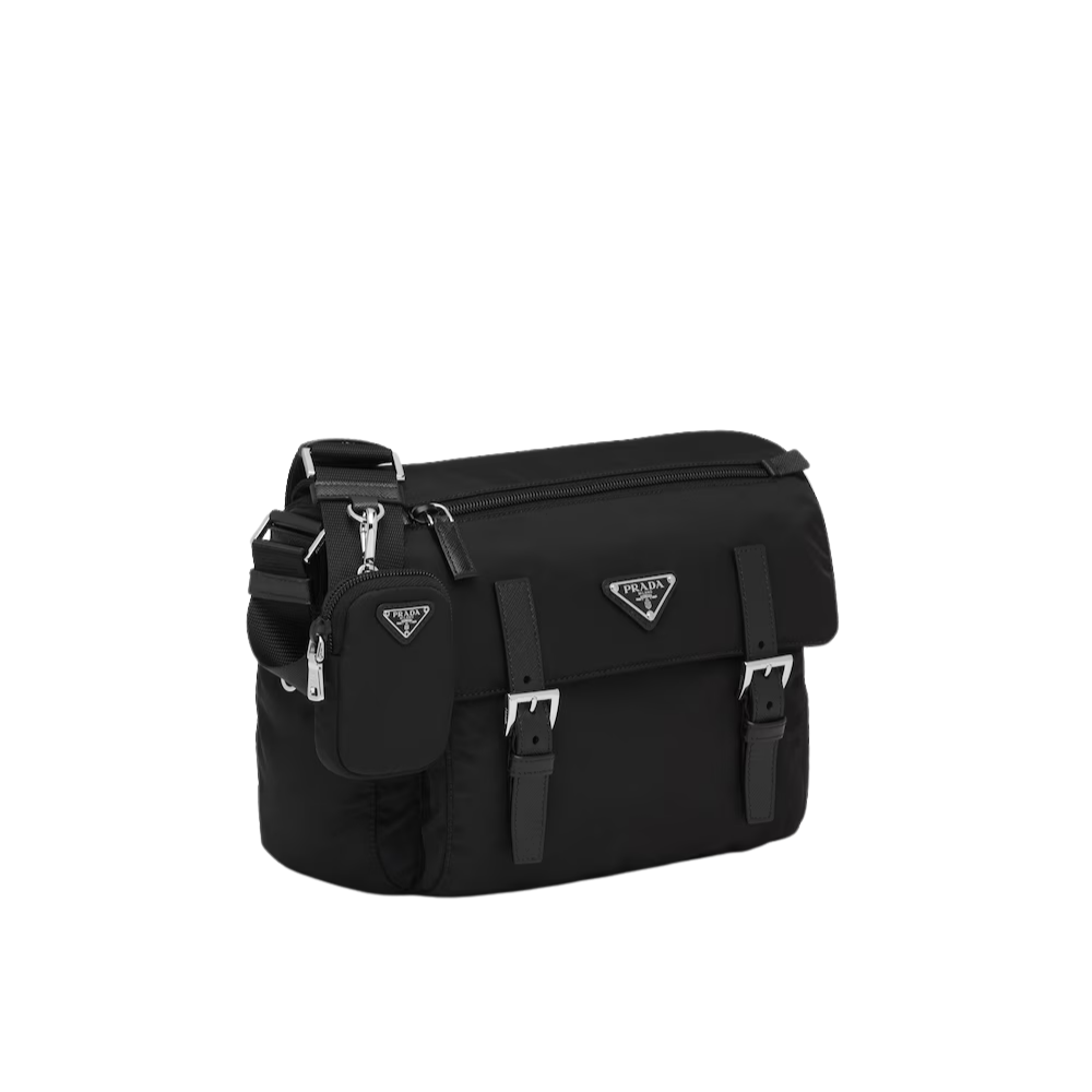 Re-Nylon Shoulder Bag - 1BD953_RV44_F0002_V_B1M - Image 4