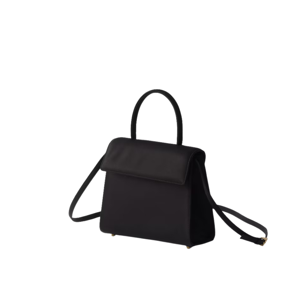 Prada Minuit Satin Handbag - 1BA656_AC4_F0002_V_OOO - Image 3