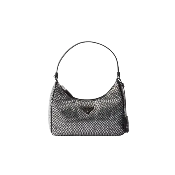 Prada Re-Edition 2005 Crystal-Studded Bag 1BC204_2HNJ_F0T7O_V_OOD