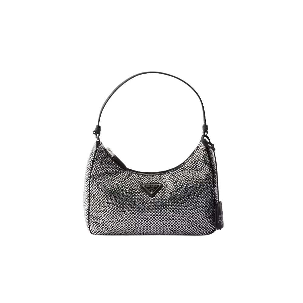 Prada Re-Edition 2005 Crystal-Studded Bag 1BC204_2HNJ_F0T7O_V_OOD
