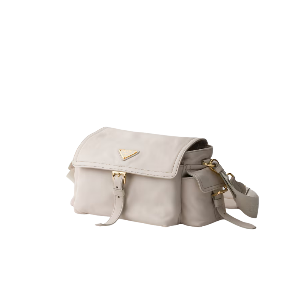 Prada Explore Medium Shoulder Bag with Flap - 1BD394_2DX8_F0K74_V_NOO - Image 4