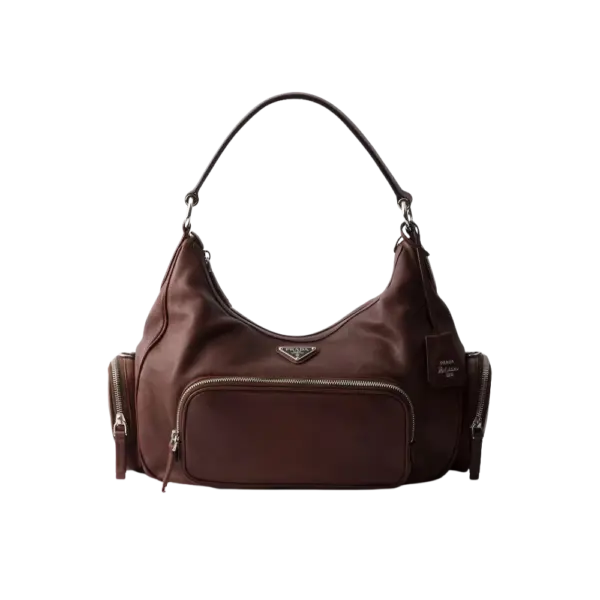 Prada Medium Washed Leather Bag - 1BC276_2HFP_F0324_V_OOO