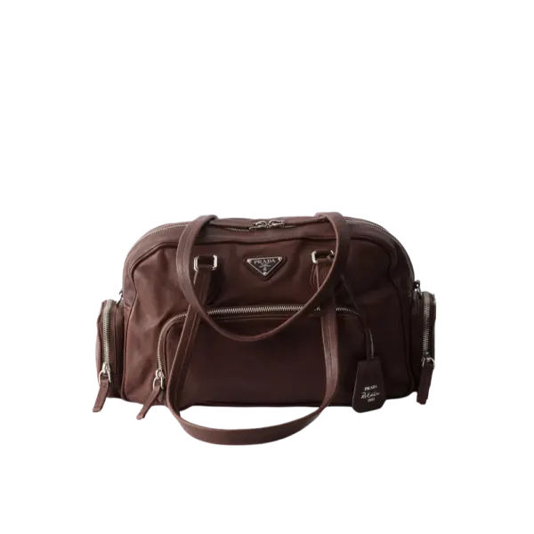 Large Leather Handbag - 1BB156_2HFP_F0324_V_OOO