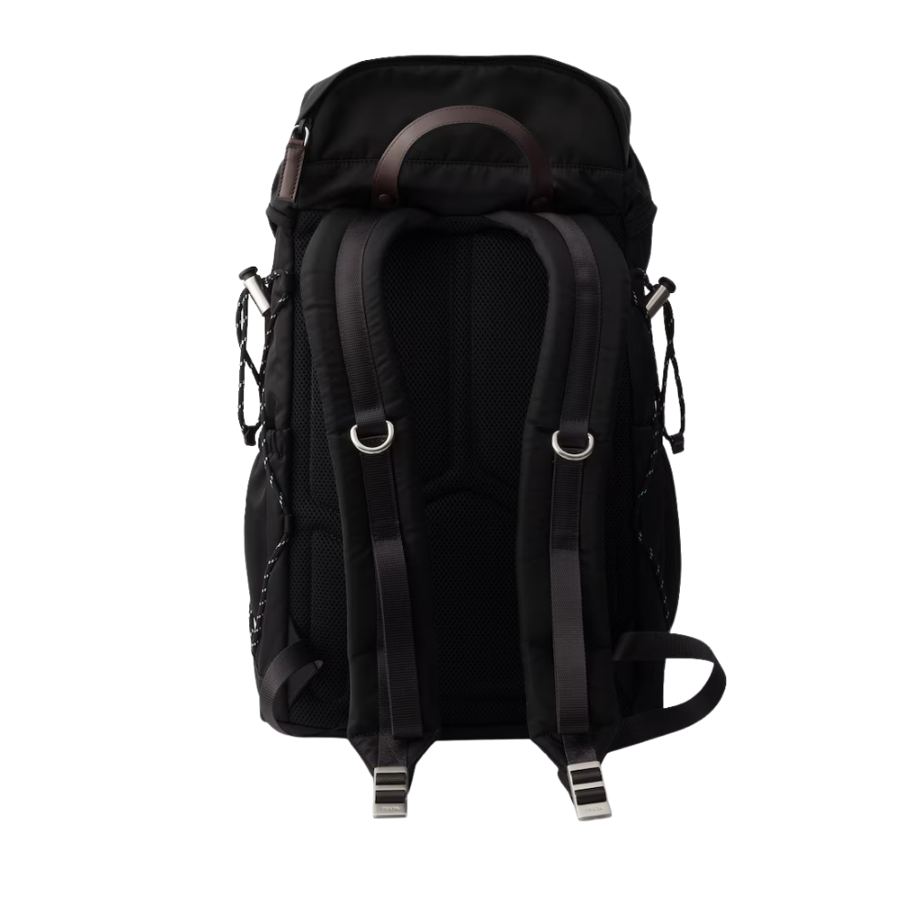 Prada Speedrock Re-Nylon and Leather Backpack - 2VZ123_2DMG_F0002_V_OOO - Image 2