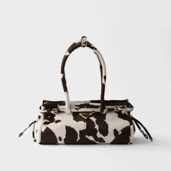 Prada Bonnie Medium Printed Leather Handbag - 1BA426_2HIM_F0G3N_V_MOO